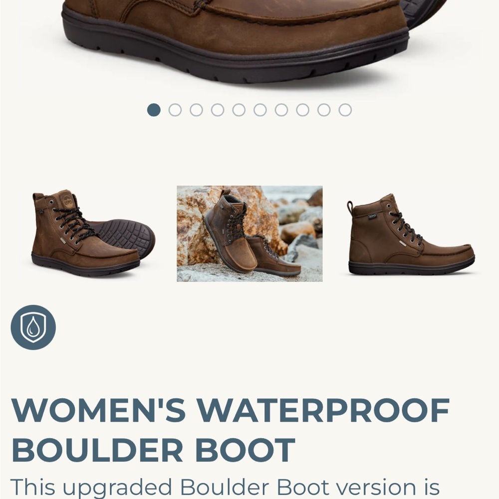 Women's Durable Combat Boots - Brown